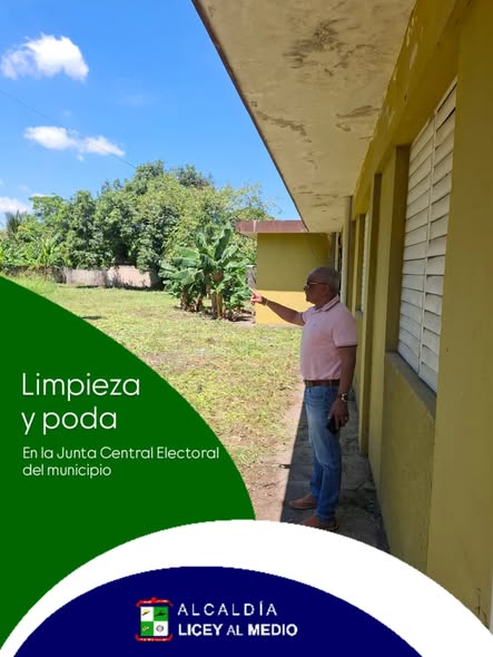 La Alcaldía de Licey al Medio continúa trabajando por el bienestar y la limpieza de nuestros espacios públicos.